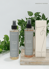 Best Seller Serenity Duo (Night Queen + White Aura ) - Room and Linen Mist - Sakoon e Shama