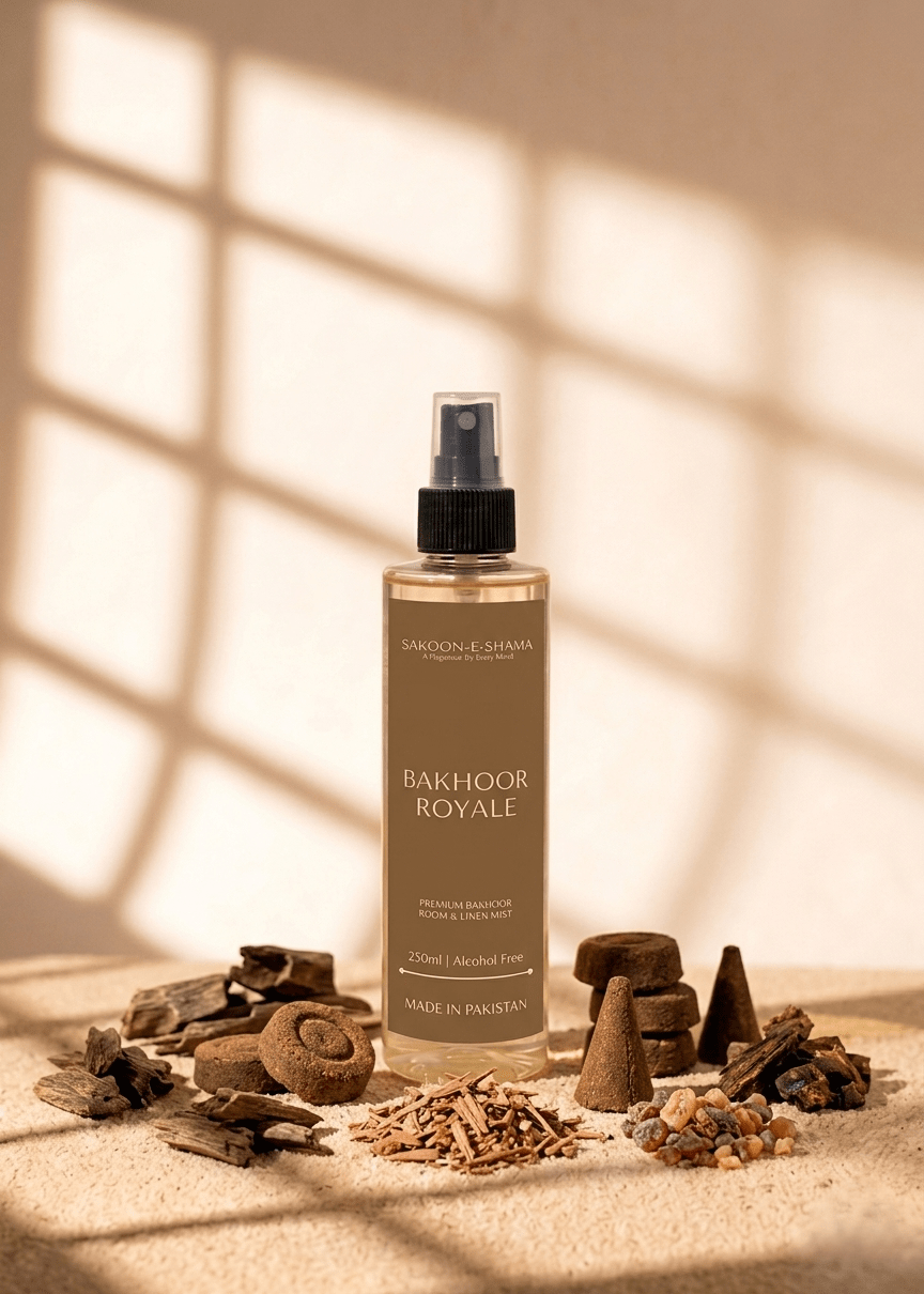 Bakhoor Royale - Bakhoor Room & Linen Mist - Room and Linen Mist - Sakoon e Shama