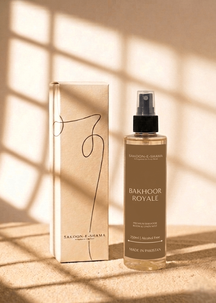 Bakhoor Royale - Bakhoor Room & Linen Mist - Room and Linen Mist - Sakoon e Shama