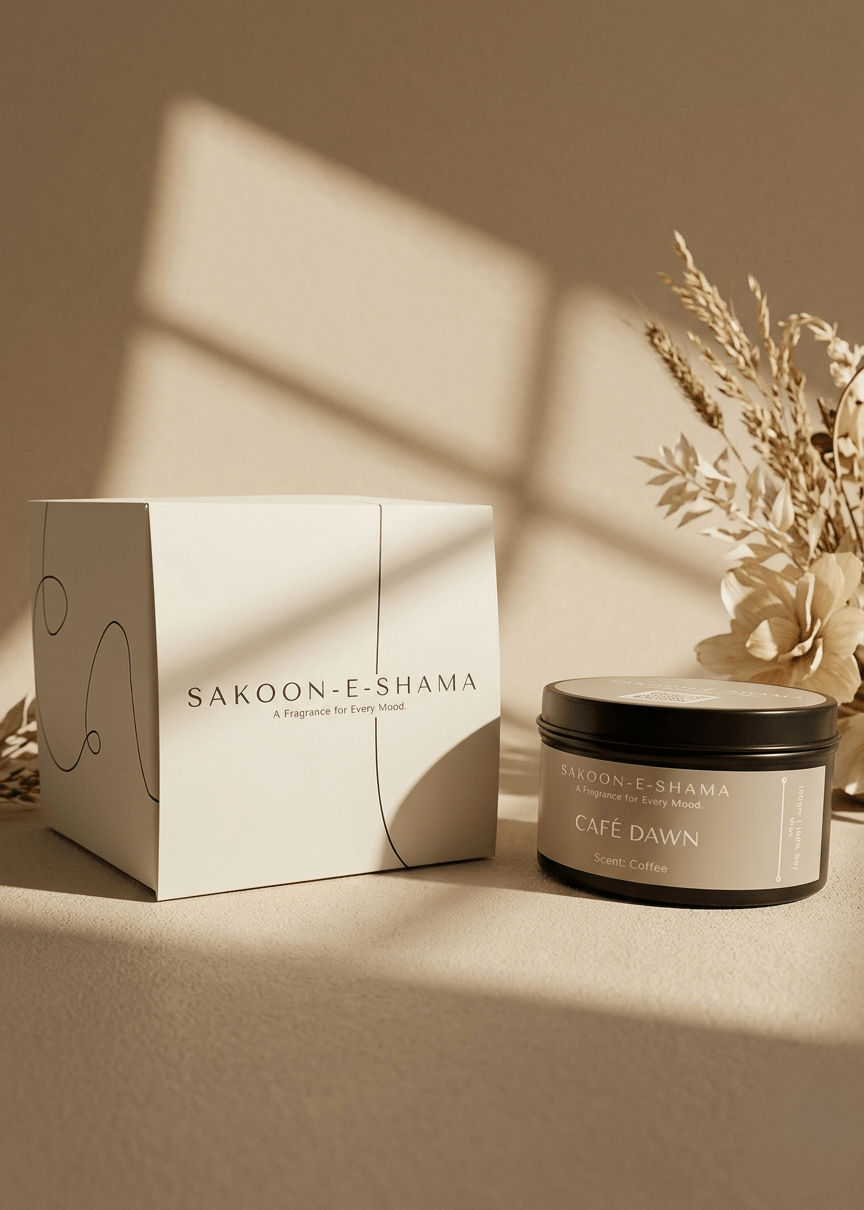 Café Dawn - Coffee - Scented Candle - Sakoon e Shama