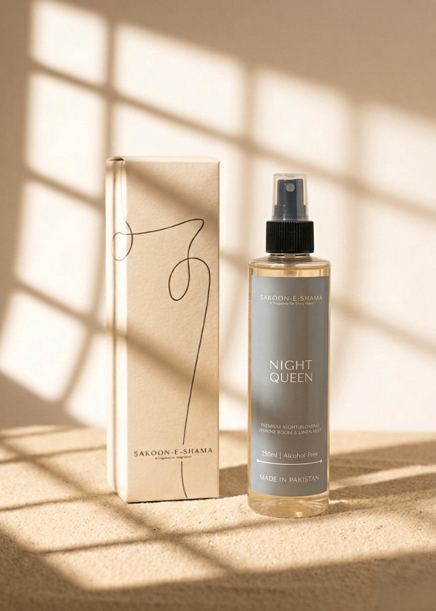 Night Queen - Night - Blooming Jasmine Room & Linen Mist - Room and Linen Mist - Sakoon e Shama
