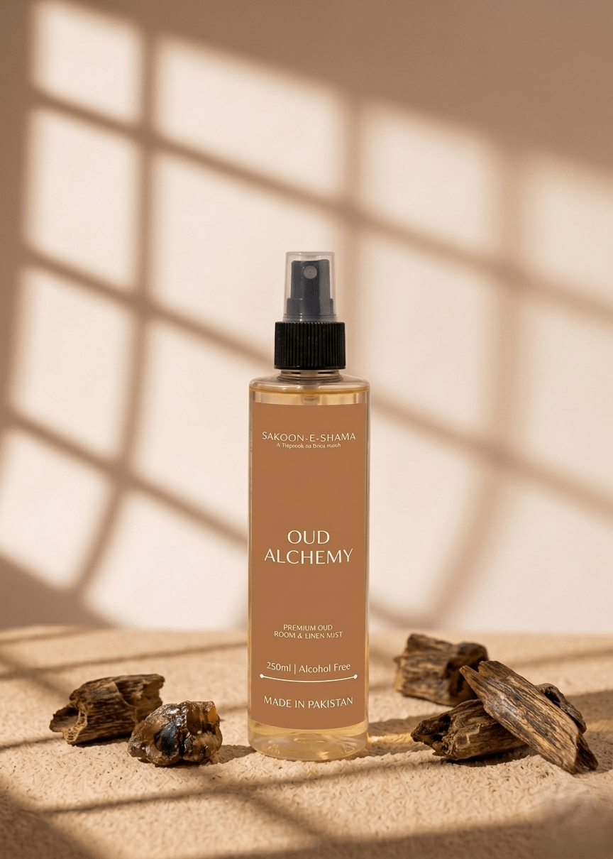 Oud Alchemy - Oud Room & Linen Mist - Room and Linen Mist - Sakoon e Shama